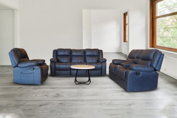 Grey Six-Seater Recliner Sofa