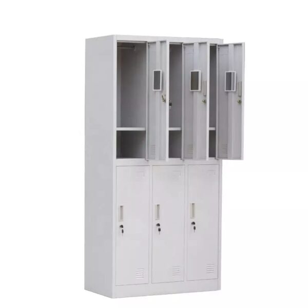 Six Lockers Cabinet "GYM/STAFF" - Image 2