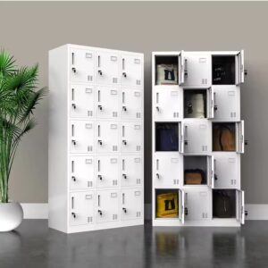 Fifteen STAFF/GYM Lockers Cabinet