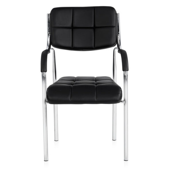 Stackable Leather Visitors Chair - Image 3