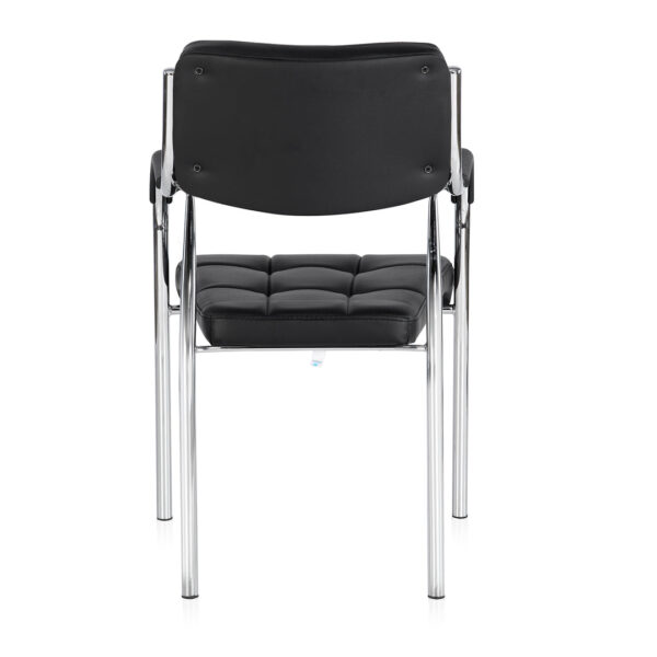 Stackable Leather Visitors Chair - Image 4