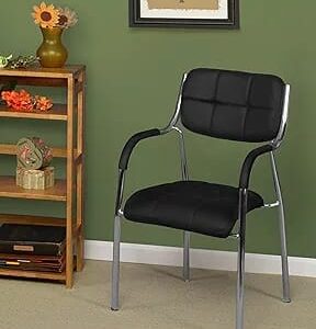 Stackable Leather Visitors Chair