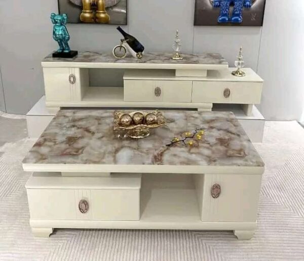 Imported Coffee Table with Tv Stand - Image 4