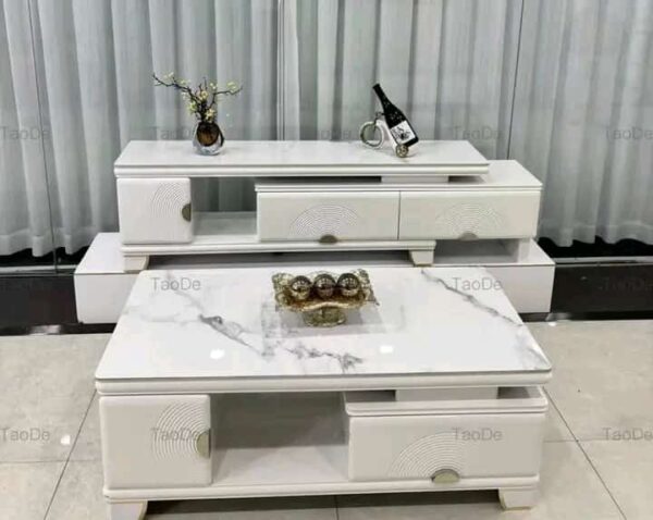 Imported Coffee Table with Tv Stand - Image 5