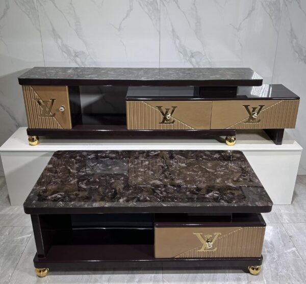 Imported Coffee Table with Tv Stand - Image 3