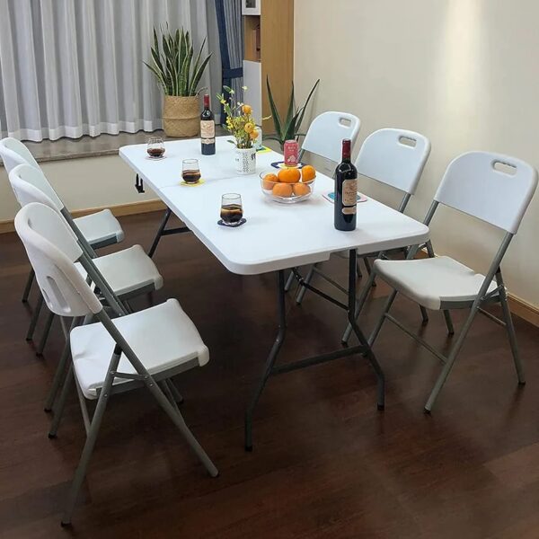 Outdoor/Dining Set Table, six chairs - Image 4
