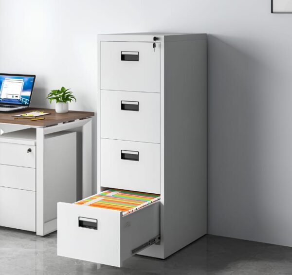 Four Drawers Lockable Filing Cabinet
