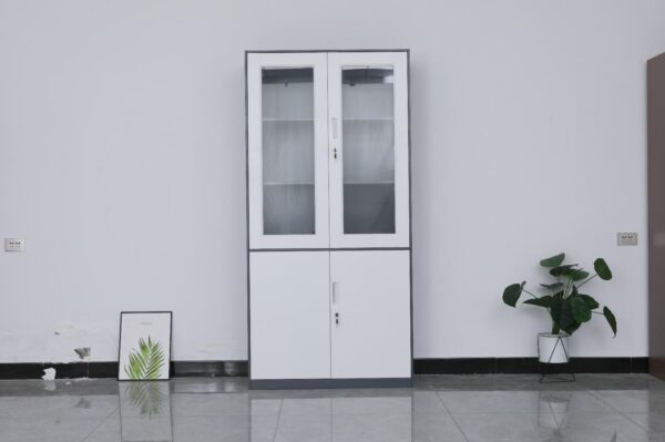 Heavy-Duty Steel Office Filing Cabinet – Glass Fronted - Image 3