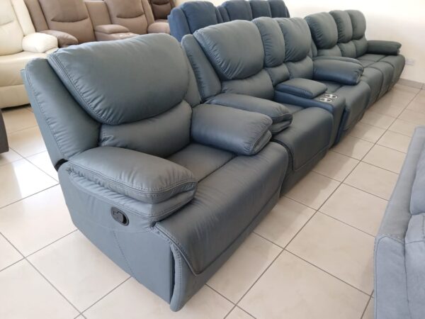 Six Seater King Size Recliner Sofas - Image 2