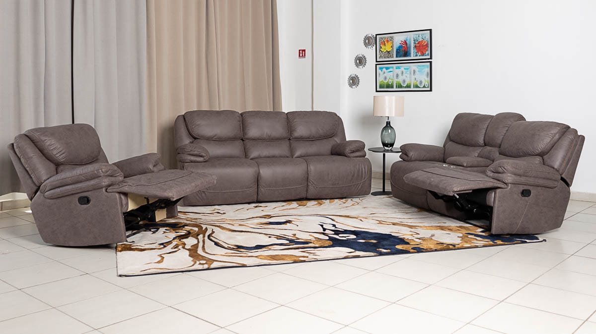 Six Seater King Size Recliner Sofa - Image 4